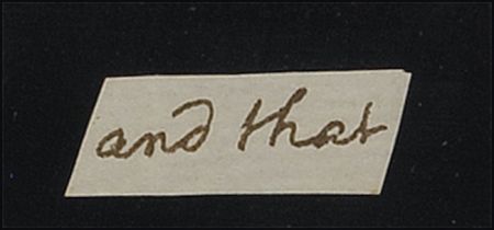 Lot #75 Thomas Jefferson Two Words - Image 2