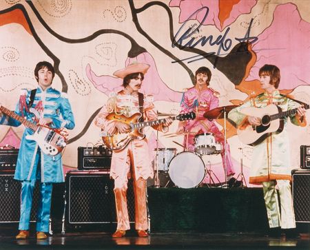 Lot #727 Beatles: Fine set of ?Fab Four? signatures - Image 2