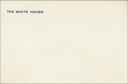 Lot #79 Lyndon B. Johnson: The well-documented only authentic LBJ White House card known to exist - Image 2