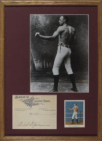 Lot #1184 Robert Fitzsimmons: One of heavyweight boxing?s most elusive champions - Image 1