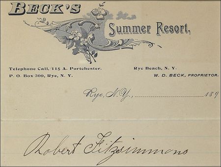 Lot #1184 Robert Fitzsimmons: One of heavyweight boxing?s most elusive champions - Image 2