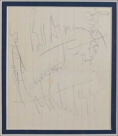 Lot #801 Rolling Stones: Original Stones signatures complete with ten candid photos and ticket stub from their 1966 show - Image 2