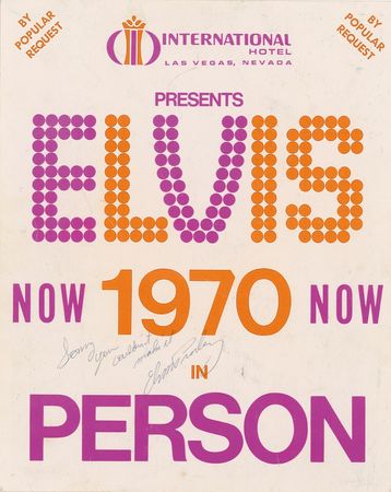 Lot #788 Elvis Presley: Elvis signs twice for a fan who couldn’t make it - Image 1