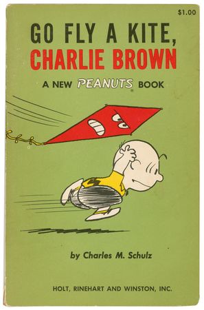Lot #648 Charles Schulz: Adding a vintage Charlie Brown sketch - Image 2