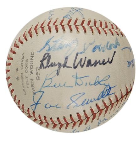 Lot #1118 Baseball Hall of Famers Baseball - Image 3