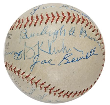Lot #1118 Baseball Hall of Famers Baseball - Image 5