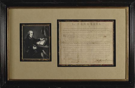 Lot #221 John Hancock: In 1776, months before signing the Declaration, the president of the Continental Congress prepares Washington?s army for British invasion - Image 1