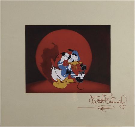 Lot #602 Walt Disney: Original Disney mat from Der Fuehrer?s Face - Image 1