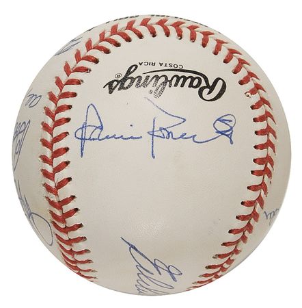 Lot #1119 Baseball Hall of Famers Baseball - Image 1