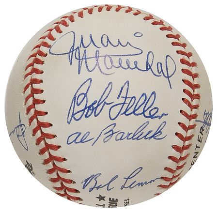 Lot #1119 Baseball Hall of Famers Baseball - Image 4