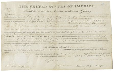 Lot #90 James Monroe Signed Document - Image 1