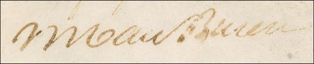 Lot #144 Martin Van Buren Signed Document - Image 2