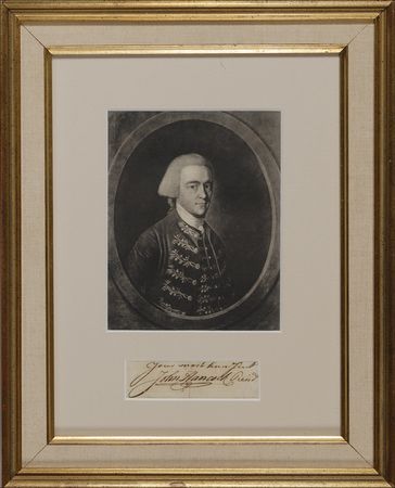 Lot #222 John Hancock Signature - Image 1