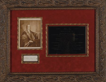 Lot #232 John Jay Signature - Image 1
