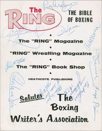 Lot #1136 Boxing: Esteban DeJesus attends the Boxing Writers Dinner - Image 2