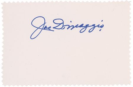 Lot #1172 Joe DiMaggio Signatures - Image 1