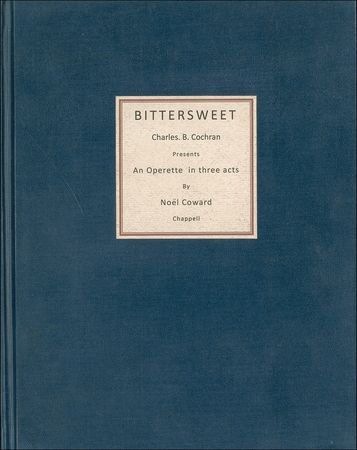 Lot #500 Noël Coward: Coward signs a copy of Bitter Sweet sending “thanks for his charming rendition of this music” - Image 3