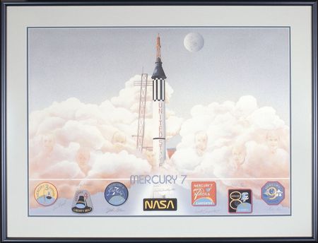 Lot #441 Mercury Astronauts: Mercury astronauts sign to finance their organization - Image 1