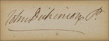 Lot #194 John Dickinson Signature - Image 2