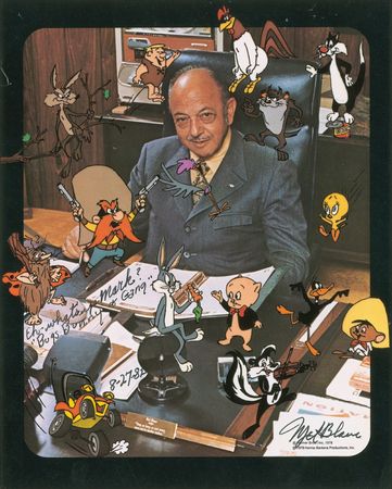 Lot #592 Mel Blanc and Don Messick Signed Photographs - Image 1