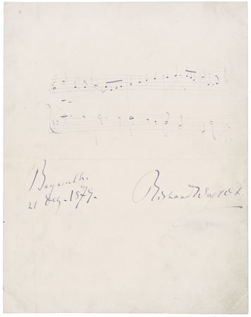 Lot #706 Richard Wagner - Image 1