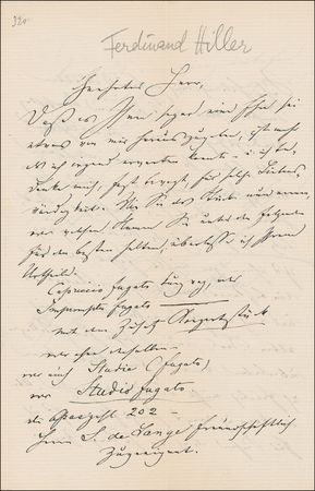 Lot #675 Ferdinand Hiller - Image 1