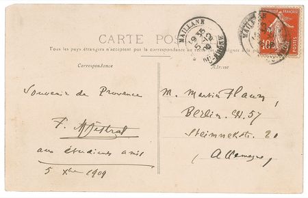 Lot #549 Frederic Mistral Signed Photograph - Image 2