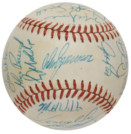 Lot #1154 Chicago Cubs Baseball - Image 5