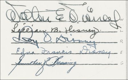 Lot #604 Walt Disney: Disney grants his eldest daughter with a gift that would keep on giving: 3000 shares of Disney common stock - Image 4