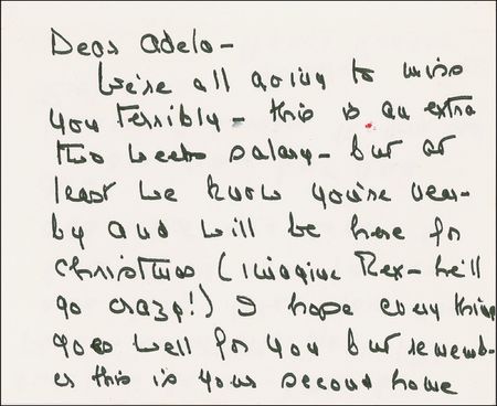 Lot #103 Nancy Reagan Handwritten Letter Signed - Image 1