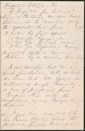 Lot #254 Florence Nightingale: ?The Mortality rate of the Brompton Consumptive Hospital has been anything but satisfactory? - Image 3