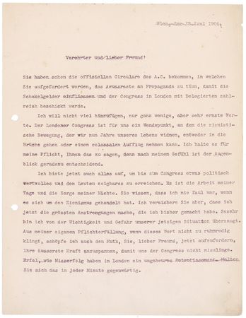 Lot #226 Theodor Herzl - Image 1