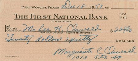 Lot #257 Lee Harvey Oswald: Warren Commission Exhibit N0. 202 - Image 3