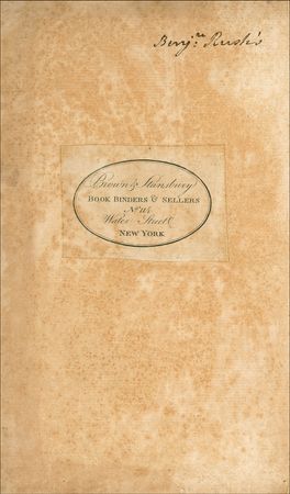 Lot #191 Declaration of Independence: Benjamin Rush: Signer Benjamin Rush?s copy of Edgeworth?s ?Practical Education? - Image 1
