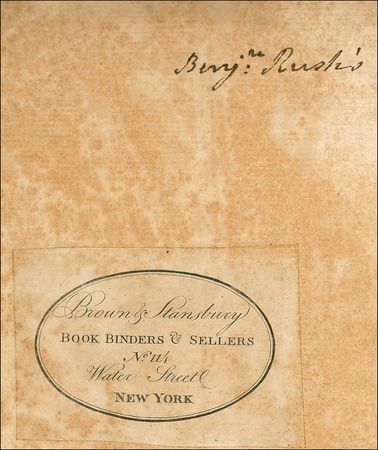 Lot #191 Declaration of Independence: Benjamin Rush: Signer Benjamin Rush?s copy of Edgeworth?s ?Practical Education? - Image 3