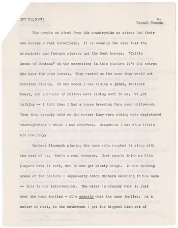 Lot #110 Ronald Reagan - Image 7