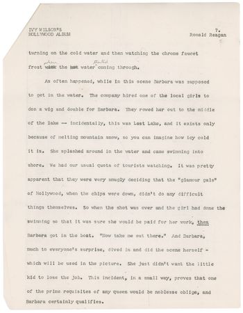 Lot #110 Ronald Reagan - Image 8