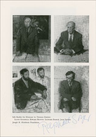 Lot #574 Raphael Soyer - Image 1