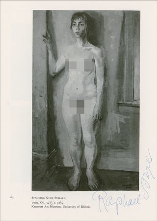 Lot #574 Raphael Soyer - Image 2