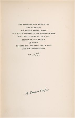 Lot #506 Arthur Conan Doyle - Image 1