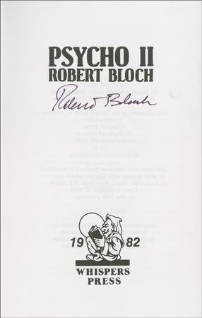 Lot #479 Robert Bloch - Image 1