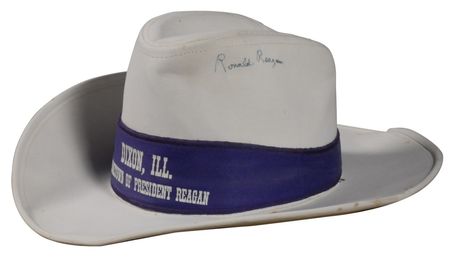 Lot #111 Ronald Reagan Cowboy Hat - Image 1