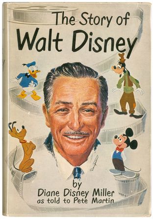 Lot #608 Walt Disney: Disney signs a first edition of his story - Image 2