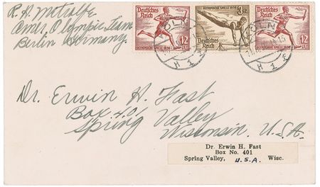 Lot #1257 Jesse Owens - Image 2