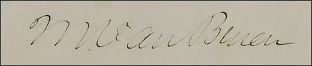 Lot #146 Martin Van Buren Signed Document - Image 2