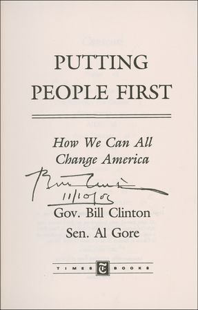 Lot #31 Bill Clinton Book - Image 1