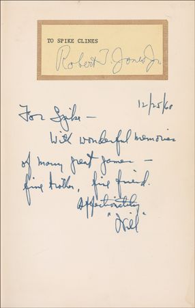Lot #1215 Bobby Jones: Jones signs his biography - Image 1