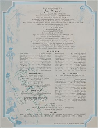 Lot #612 Walt Disney: Disney checks out Fantasia at the Ice Capades - Image 2