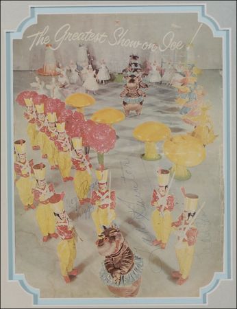 Lot #612 Walt Disney: Disney checks out Fantasia at the Ice Capades - Image 4