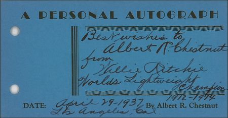 Lot #1135 Boxing Signatures - Image 6